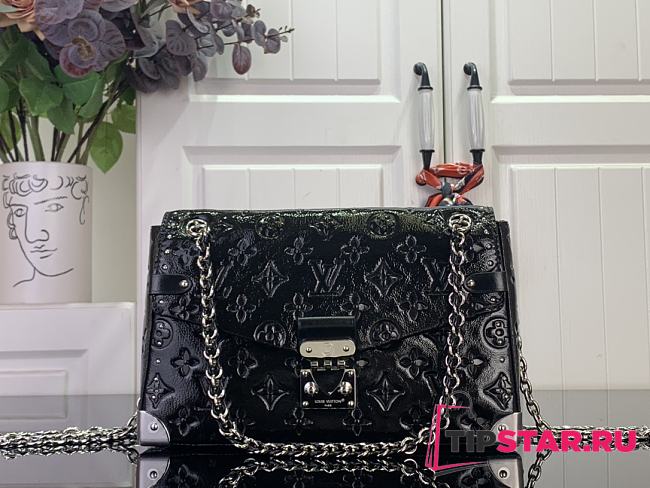 Louis Vuitton Monogram Saga Trunkie Fashion Leather Handbags - 1