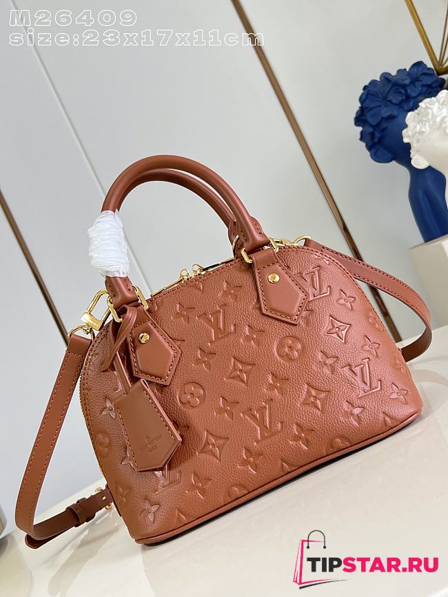 Louis Vuitton Alma BB Art Deco original brown - 1