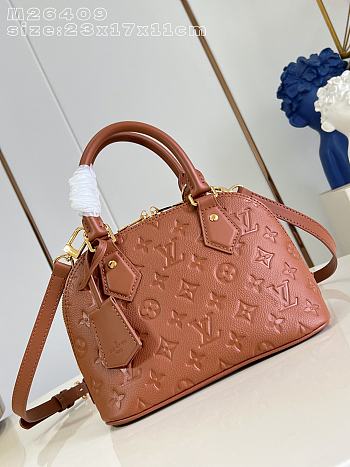 Louis Vuitton Alma BB Art Deco original brown