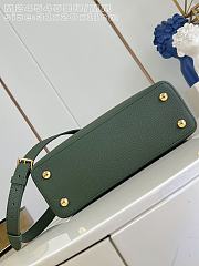 Louis Vuitton Capucines MM Taurillon In Green - 6
