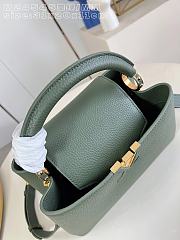 Louis Vuitton Capucines MM Taurillon In Green - 2