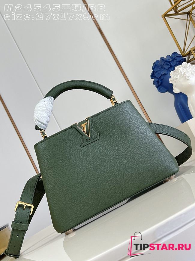 Louis Vuitton Capucines BB Taurillon In Green - 1