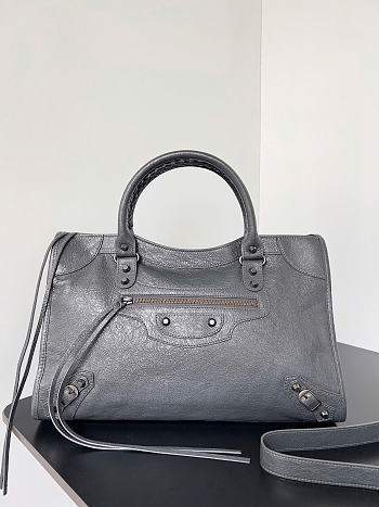 Balenciaga Le City Volcanic grey color size 37x23.4x14.9 cm