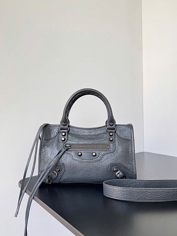 Balenciaga Le City Volcanic grey color size 23.8x16x6.3 cm
