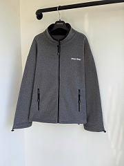 Miumiu Fleece sweatshirt in grey - 1