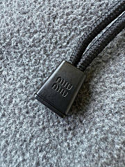 Miumiu Fleece sweatshirt in grey - 4