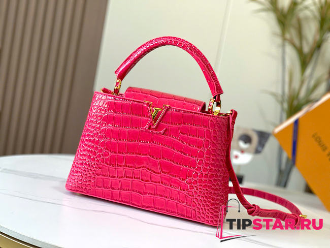 Louis Vuitton Capucines Cocodrilo Bolsas Rosa Precio Bolsos - 1