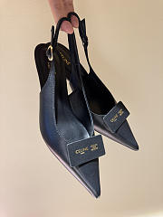 Celine New Kitten Heel Sandals Black - 1