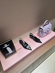 Celine New Kitten Heel Sandals Black - 3