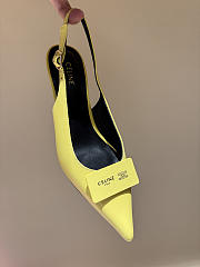Celine New Kitten Heel Sandals Yellow - 6