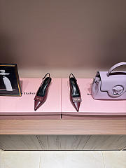 Celine New Kitten Heel Sandals Burgundy - 4