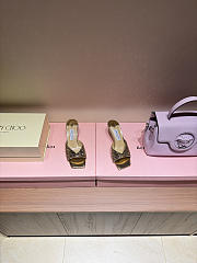 Jimmy Choo Handcrafted Pearl & Rhinestone Gold - 2