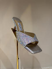 Jimmy Choo Handcrafted Pearl & Rhinestone Silver - 4