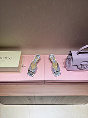 Jimmy Choo Handcrafted Pearl & Rhinestone Silver - 3