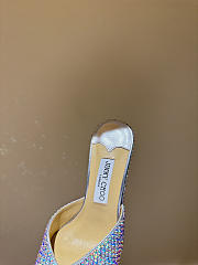 Jimmy Choo Handcrafted Pearl & Rhinestone Silver - 2