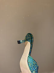 Jimmy Choo Handcrafted Pearl & Rhinestone Green - 5