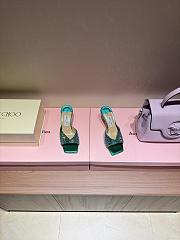 Jimmy Choo Handcrafted Pearl & Rhinestone Green - 3