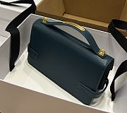 Balmain Smooth leather B-Buzz 24 bag Emerald green - 6