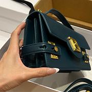 Balmain Smooth leather B-Buzz 24 bag Emerald green - 5