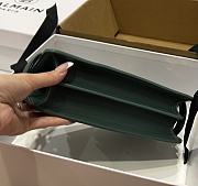 Balmain Smooth leather B-Buzz 24 bag green - 5