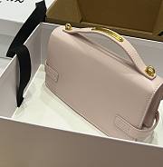 Balmain Smooth leather B-Buzz 24 bag pink - 4