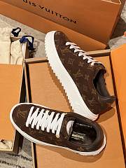 Louis Vuitton Time Out Sneakers 3D pattern of Monogram Flowers 05 - 4