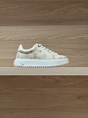 Louis Vuitton Time Out Sneakers 3D pattern of Monogram Flowers 04 - 1