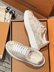Louis Vuitton Time Out Sneakers 3D pattern of Monogram Flowers 04 - 2