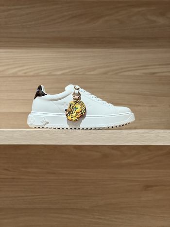 Louis Vuitton Time Out Sneakers 3D pattern of Monogram Flowers 02