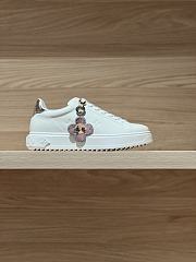 Louis Vuitton Time Out Sneakers 3D pattern of Monogram Flowers 01 - 1