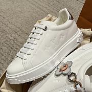 Louis Vuitton Time Out Sneakers 3D pattern of Monogram Flowers 01 - 6