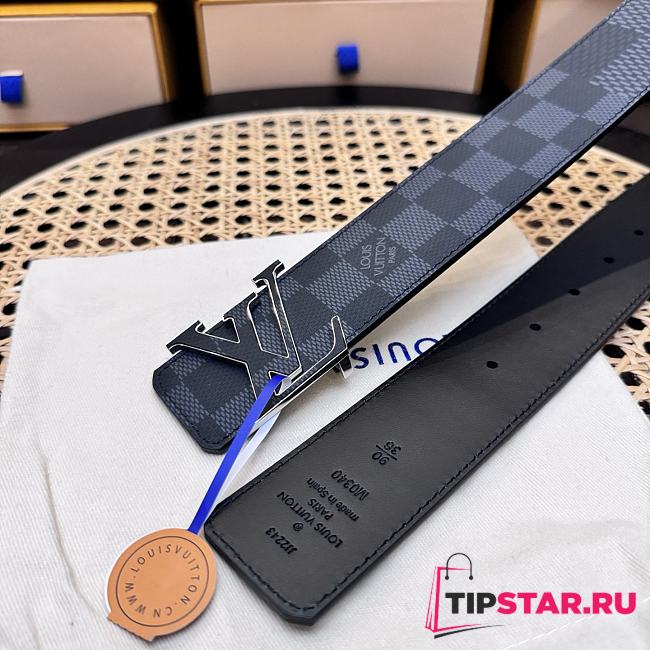 Louis Vuitton Initials 40 mm Taurillon leather belt damier - 1