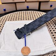 Louis Vuitton Initials 40 mm Taurillon leather belt damier - 6