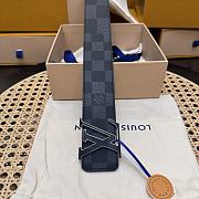 Louis Vuitton Initials 40 mm Taurillon leather belt damier - 5