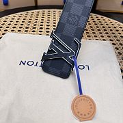 Louis Vuitton Initials 40 mm Taurillon leather belt damier - 3
