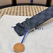 Louis Vuitton Initials 40 mm Taurillon leather belt damier - 2