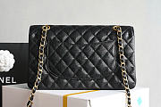 Chanel Classic Double Flap Bag Caviar Golden Black - 5