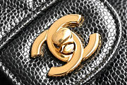 Chanel Classic Double Flap Bag Caviar Golden Black - 4