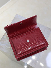 Ysl Saint Laurent Sunset Medium shoulder bag burgundy - 3