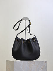 YSL PARIS VII mini hobo in grained leather black - 6