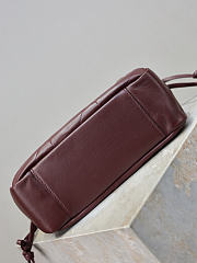 Ysl Saint Laurent Jamie shoulder bag in burgundy - 3