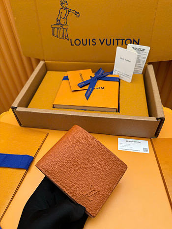LOUIS VUITTON MULTIPLE AEROGRAM WALLET BROWN