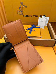 LOUIS VUITTON MULTIPLE AEROGRAM WALLET BROWN - 6
