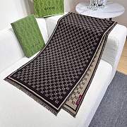 Gucci Wool Small GG Logo Scarf 05 - 3