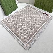 Gucci Wool Small GG Logo Scarf 04 - 3