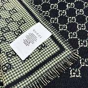 Gucci Wool Small GG Logo Scarf 03 - 5