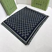 Gucci Wool Small GG Logo Scarf 03 - 4
