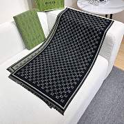 Gucci Wool Small GG Logo Scarf 03 - 3