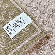 Gucci Wool Small GG Logo Scarf 02 - 6