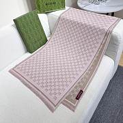 Gucci Wool Small GG Logo Scarf 02 - 5